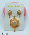 Designer Matte Gold Pandal Butti Set 2 Catalog
